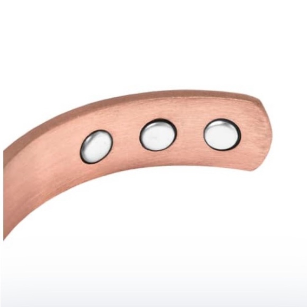 Abstract Pattern Magnetic Therapy Cuff Bracelet - Picture 6 of 7